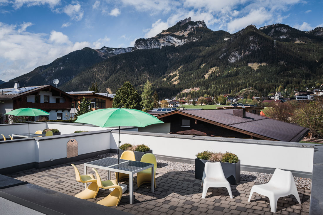 Ausblick auf die Berge