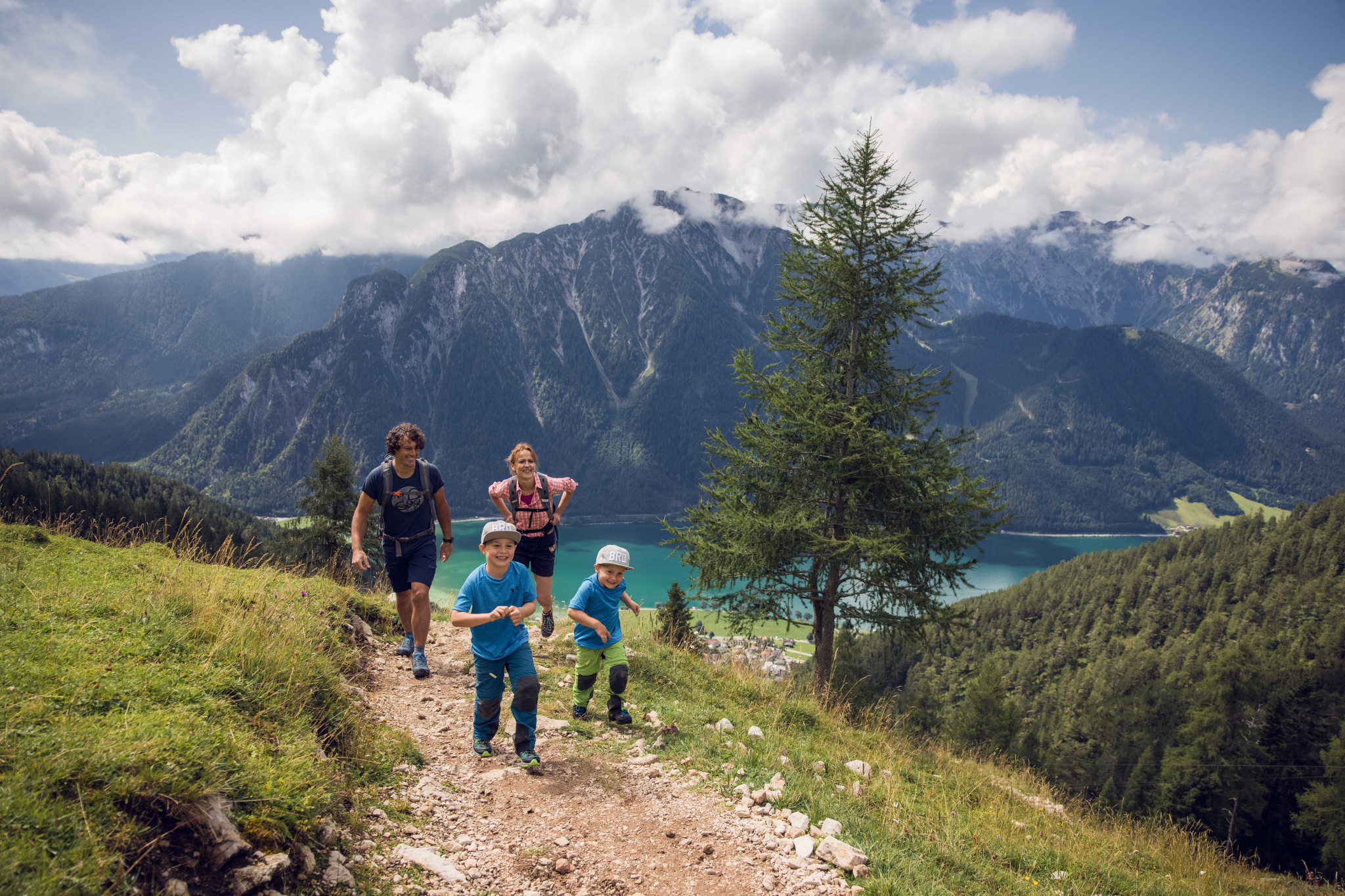 Familienwanderung zur Dalfaz Alm