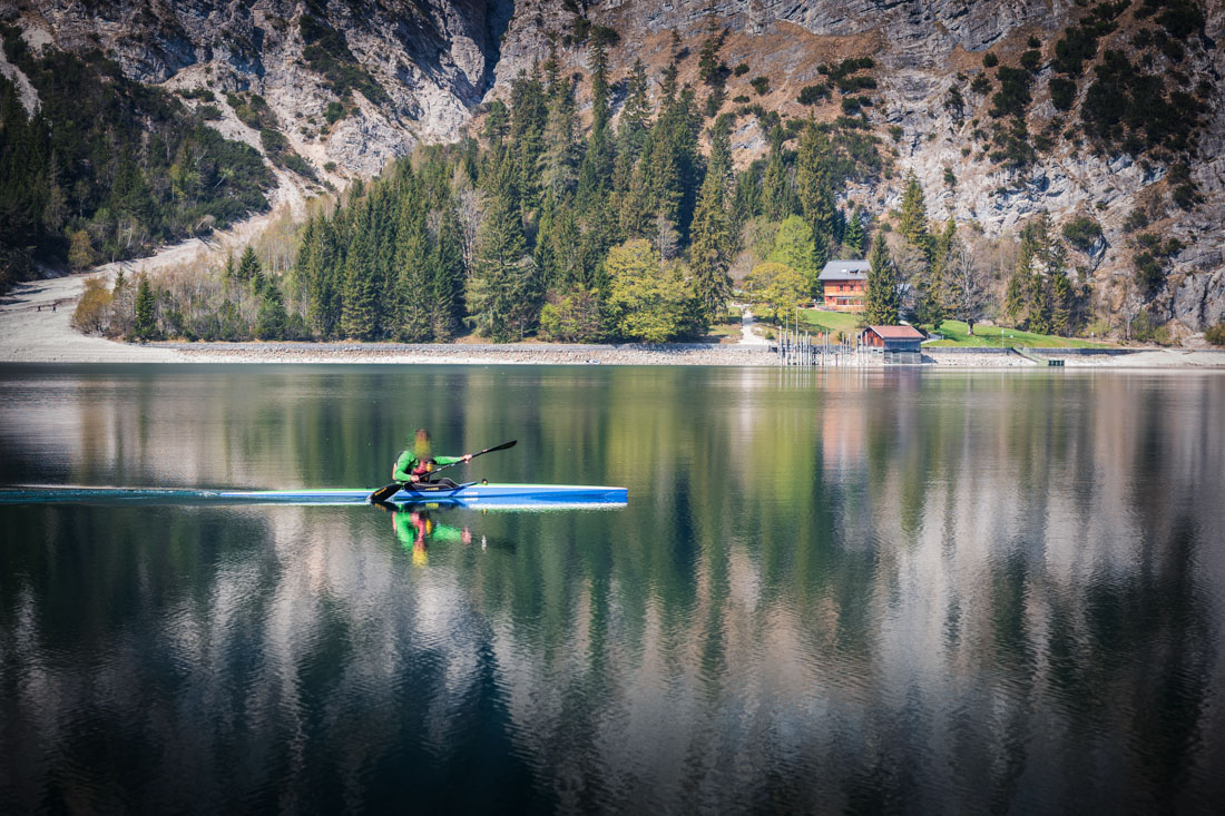 Paddler auf dem Achensee